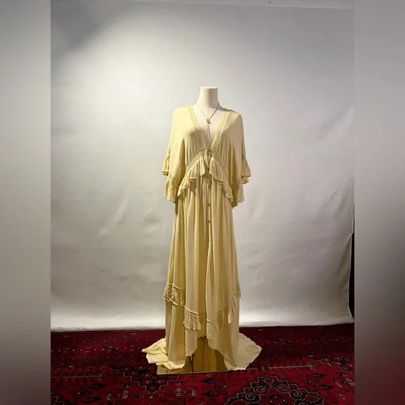 Free People Paradiso Maxi Dress XS Oversized - Picture 5 of 5